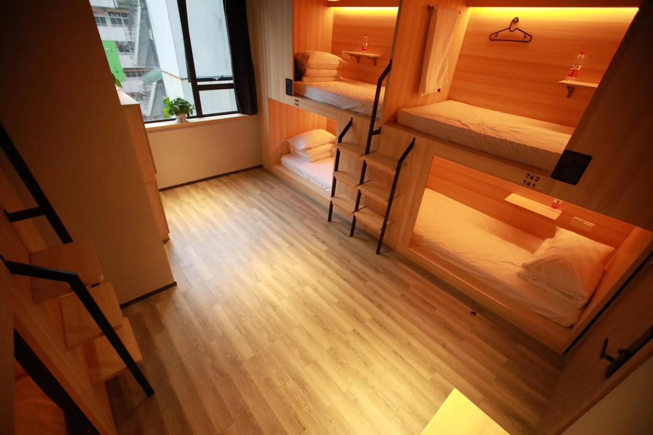 Chengdu Desti Youth Park Hostel Chunxi Road Екстер'єр фото